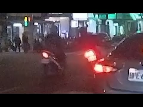 逆向騎車的報應嗎？