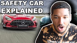 CLUELESS AMERICAN reacts to FORMULA 1 SAFETY CAR EXPLAINED