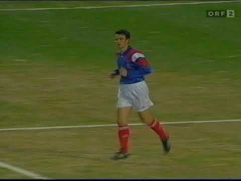 1994 FIFA World Cup (Qualifiers) - Austria vs France. Full Match (part 1 of 5).