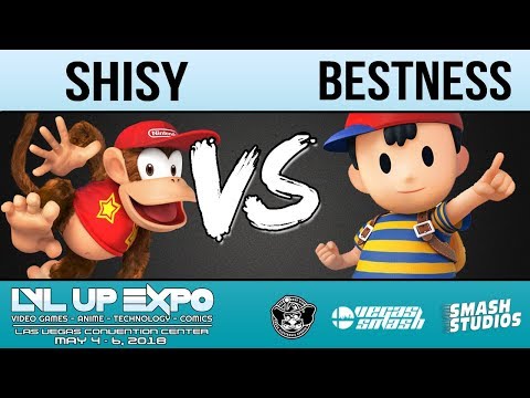 LVL Up Expo 2018: [Smash 4] Shisy (Diddy Kong) vs BestNess (Ness) - Groups