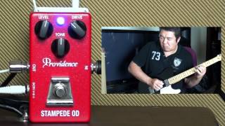 Video thumbnail for Providence Stampede SOV2 Overdrive Pedal by intheblues
