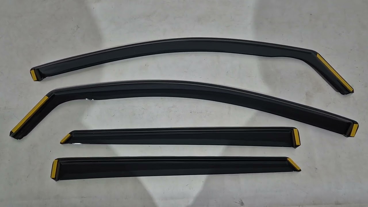 Hyundai Tucson TL 2016-2021 рр. Вітровики вставні Niken Luxury (4 шт) Video 1