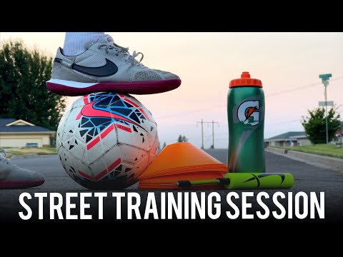 Street ASMR Training Session | Full Individual Training Session for Soccer / Football