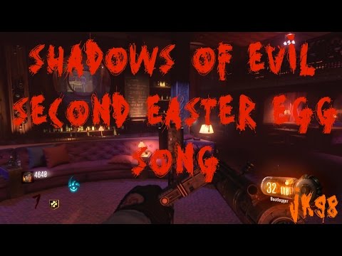 Shadows of Evil - Second Easter Egg Song Guide | All Three Part Locations | "Cold Hard Cash" Song