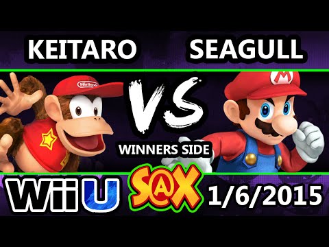 S@X - LoF | Keitaro (Diddy Kong) Vs. NS | Seagull (Mario) SSB4 Singles - Smash 4 Wii U
