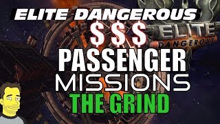 Elite Dangerous : Grinding Passenger missions Live