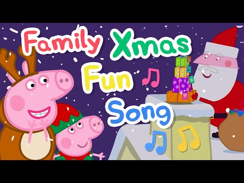 Peppa Pig - Family Christmas Fun Song (Official Music Videos)