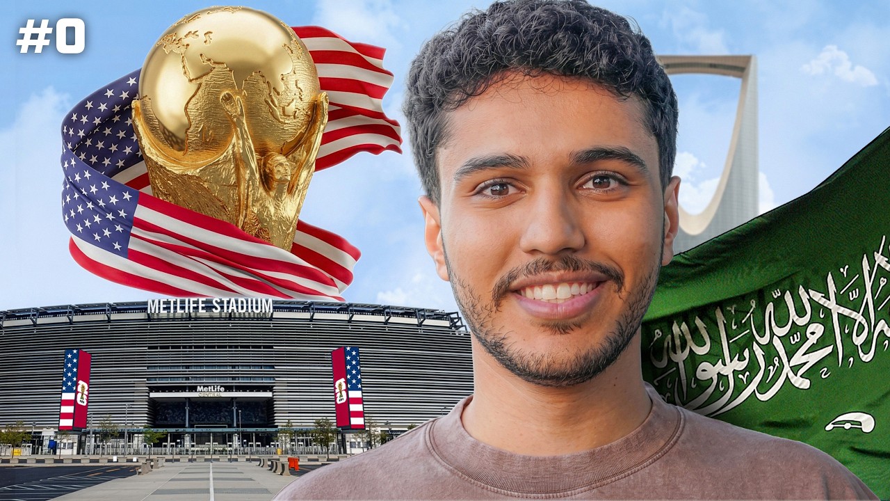 الوصول لنهائي كأس العالم 🏆 #0 : ماقبل البداية، الوصول لأمريكا و التجهيزات 🤩 