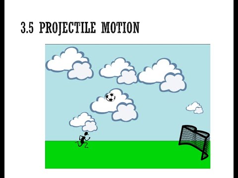 Phys 104- 3.5 Projectile Motion