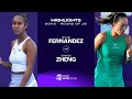 Zheng Qinwen vs. Leylah Fernandez | 2024 Doha Round of 16 | WTA Match Highlights