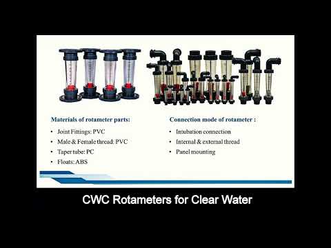 Cwc Rotameter For Water