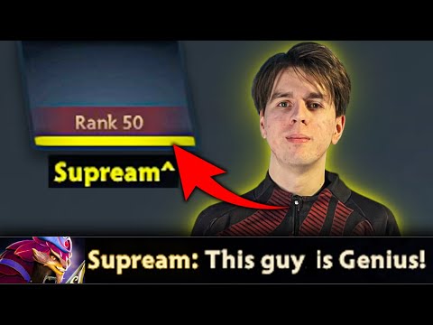 I met 11k mmr Supream in ranked and surprised him with this🔥 | Techies Official