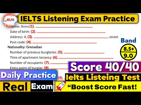 IELTS Listening Practice Test 2025 with Answers | listening ielts practice test