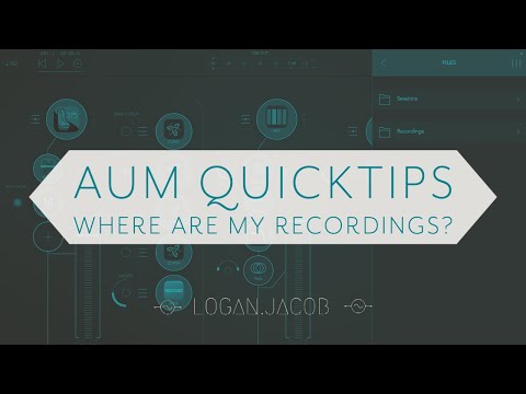 AUM QuickTips: Where Are My Recordings?