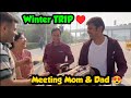 Finally Meeting MoM and Dad after ages 😍😍 WINTER TRIP @Yuvikachaudharyvlogs #travel #myfirstvlog