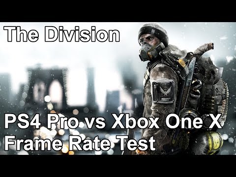 The Division PS4 Pro vs Xbox One X Frame Rate Test