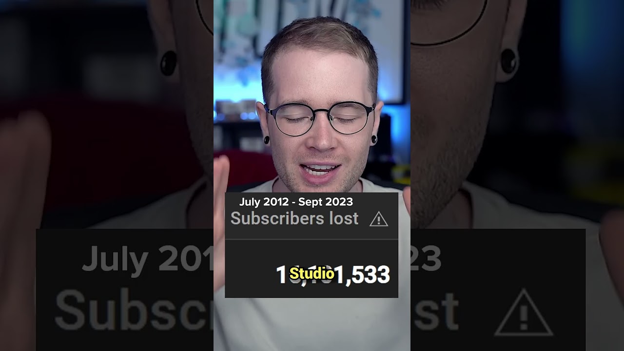 I’ve Lost Millions Of Subscribers
