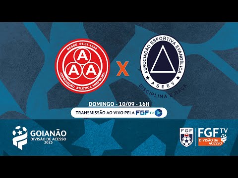 Ao vivo : Anapolina X ASEEV - Campeonato Goiano Divisão de Acesso 2023