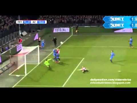 Dirk Kuyt Super Chance - Feyenoord v. AZ Alkmaar 03.03.2016 HD