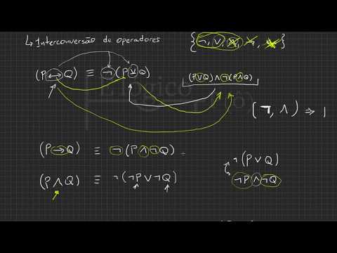Lógica proposicional [2] - Interconversão de operadores (7/7)