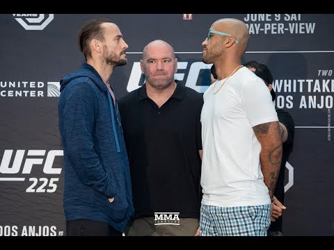 CM Punk vs. Mike Jackson UFC 225 Media Day Staredown - MMA Fighting