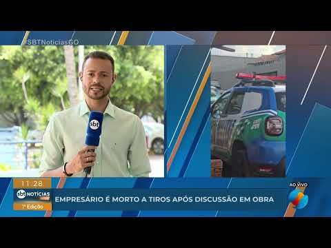 Empresário é morto a tiros após discussão em obra