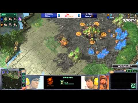 [0611] Shine(SAMSUNG) vs. Savage(8th) ZvZ 5SET Whirlwind -Starcraft2,esportstv,SPL