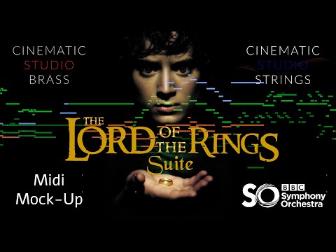 Lord of the Rings Suite Midi Mock-Up