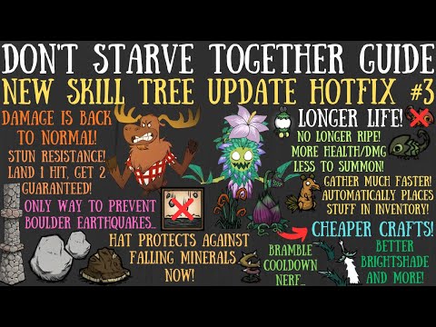 Skill Trees Update Hotfix #3! Reverted Nerfs, BIG Buffs & More - Don't Starve Together Guide