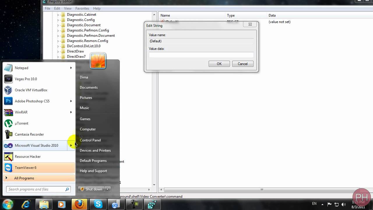 Add Programs to Right Click Menu (Context Menu)