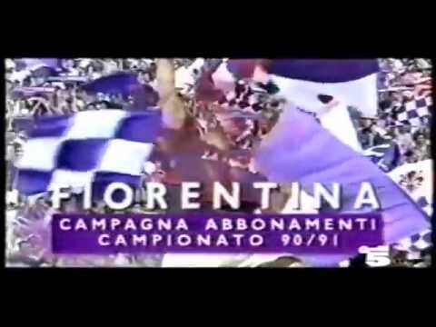 Fiorentina-Spot abbonamenti 1990-91 su Canale5