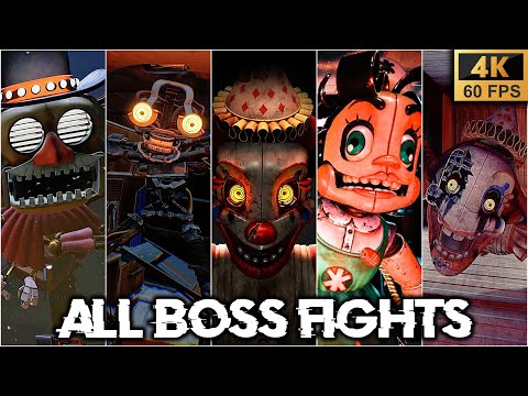 FNAF: Secret of The Mimic - All Boss Fights & Ending (4K 60FPS)