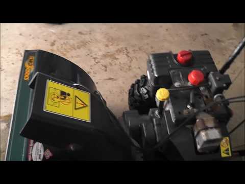 Replacing the Auger belts on a Yardworks 10 HP snowblower