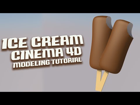 Cinema 4D Ice Cream Modeling Tutorial