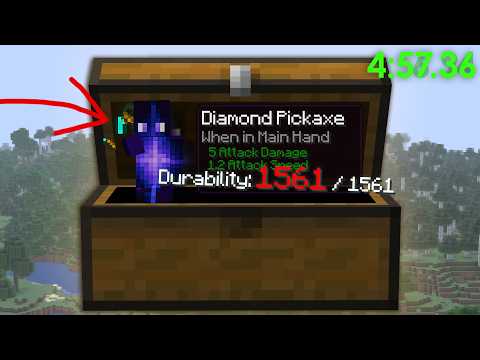 Breaking a Diamond Pickaxe in 5 Minutes