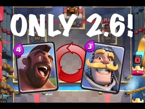 INSANE 2.6 HOG RIDER CYCE DECK! | CLASH ROYALE