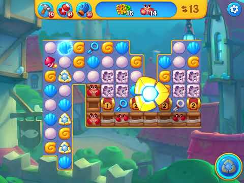 Fishdom level 7341 no boosters フィッシュダム ノーマル [Friend's]