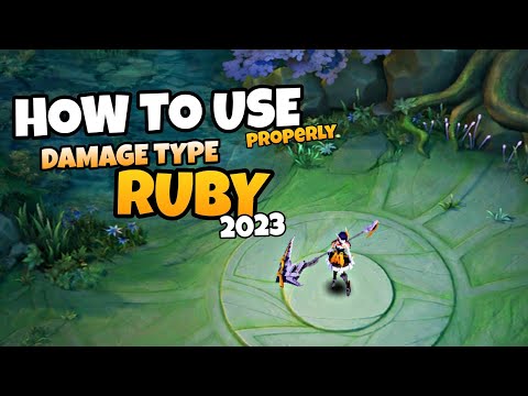 HOW TO USE DAMAGE RUBY IN MOBILE LEGENDS | RUBY SHORT TUTORIAL 2023 | EP. 3 | By: ikanji | I'M BACK!