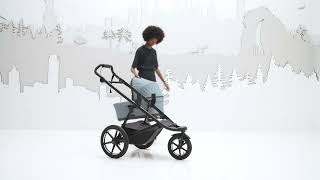 Thule Urban Glide 3 MIDI set s korbou Thule Urban Glide 3