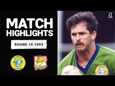 Canberra Raiders v Brisbane Broncos | Round 19, 1993 | Classic Match Highlights | NRL