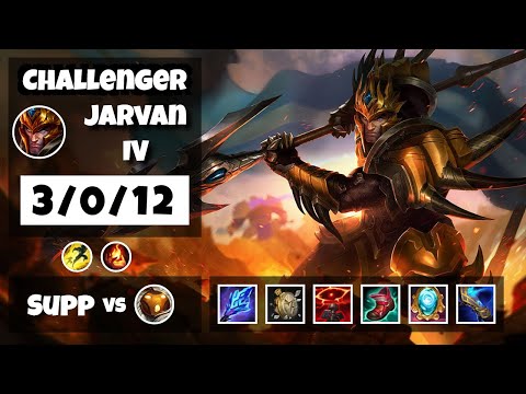 Jarvan IV 11.11 Gameplay Challenger Replay S11 Support (3/0/12) - EU