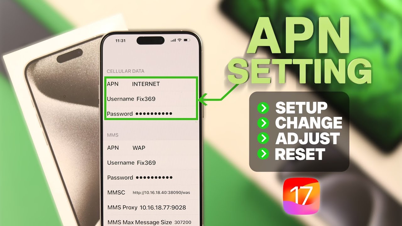 iOS17: How to Change APN Settings in iPhone! [Add/Change/Setup]