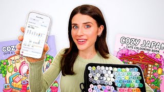 I Swapped Screen Time for Cozy Coloring… (things got surprisingly deep)