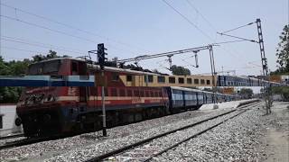preview picture of video '12925 Bandra Amritsar/ Kalka Pashchim SF Exp Departing karnal With BRC WAP4E'