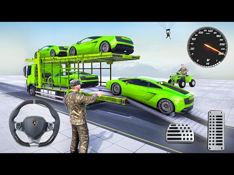 US Army Vehicles Transporter -  Truck Simulator Game #1 - Android Gameplay