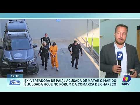 Júri julga ex-vereadora acusada de matar o marido em Paial