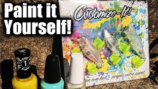 Beginner Painting Custom Fishing Lures - Shakespeare Customize It!