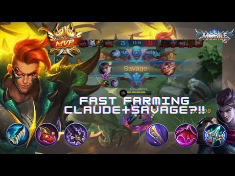 HYPER FAST FARMING CLAUDE!!! 2021 |MOBILE LEGEND BANG BANG