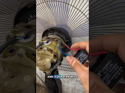 Fan Not Working? This Simple Capacitor Fix Might Save It! #capacitor #fix