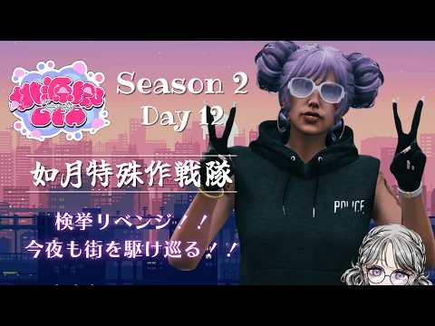 【#桃源郷GTAS2 】Day12 / 日ノ月にむの物語。今夜こそ検挙すっぞ~!車もほしいぞぉ~~!【#日月紡弥 / #vtuber 】